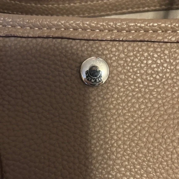 Brown Leather Tote Bag designer inspired - Picture 6 of 13